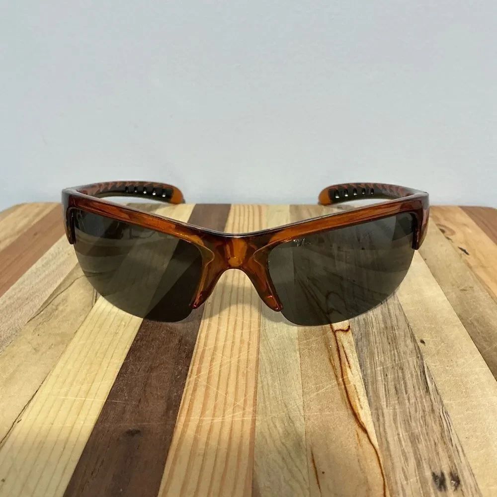 Brown Red Star Polarized Sunglasses